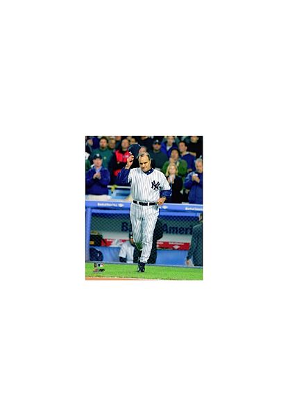 Joe Torre Autographed Cap Tip Vertical 8x10 Photo (MLB Auth) (Steiner COA)